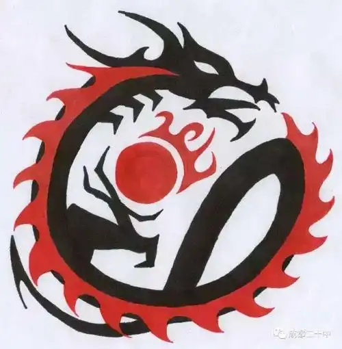 高三4班 班徽 图文/罗羽婵