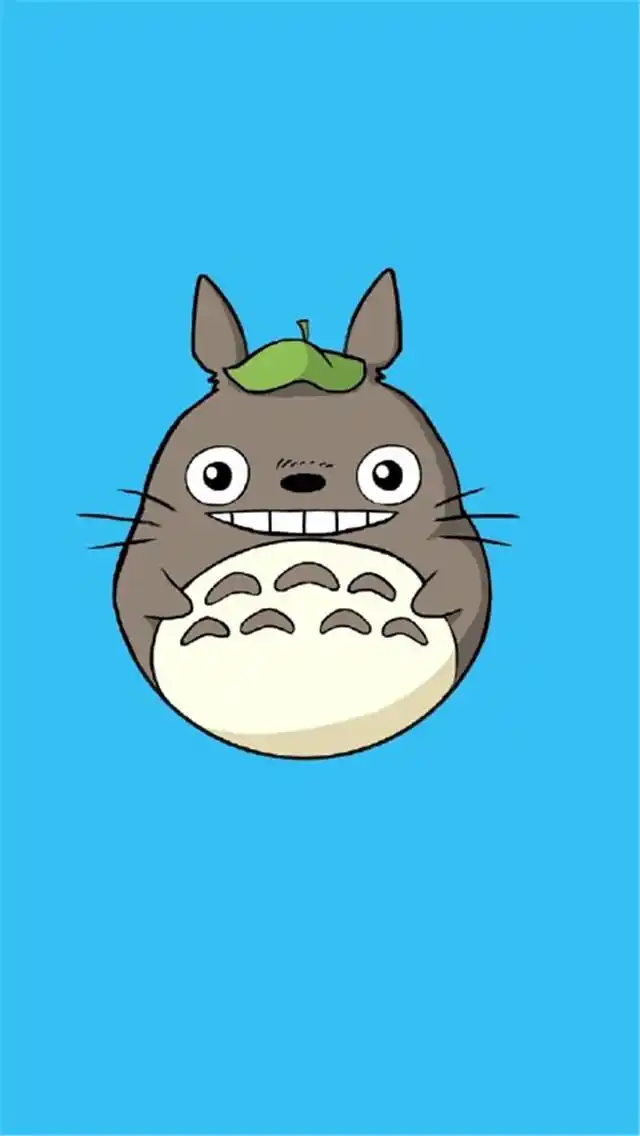宫崎骏动漫可爱龙猫高清手机桌面壁纸下载