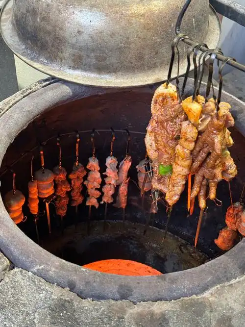 真的好吃死了啊啊啊啊 收藏了好久的碳缸吊炉烧烤