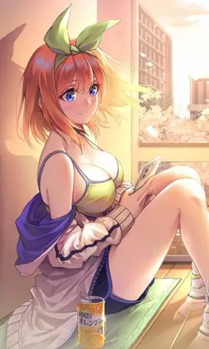 五等分的新娘四女儿中野四叶大胸手机壁纸图片集(5)