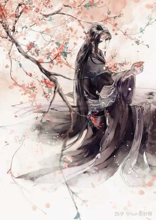 古风美男手绘插画,俊美不可方物` 养眼!