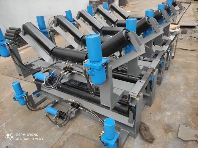 双向液压调偏器全自动无源纠跑偏器纠偏器输送皮带自动纠偏装置