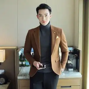 男士冬季西装搭配图片大全