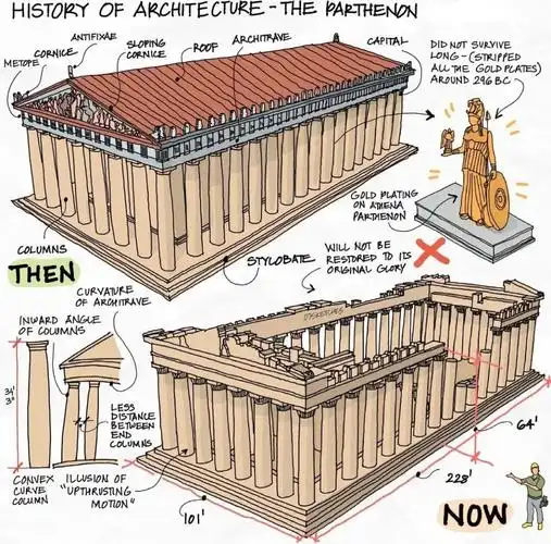 建筑历史帕特农神庙