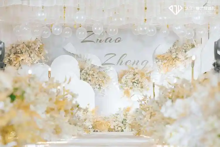 1.7凤外香酒店香槟色婚礼