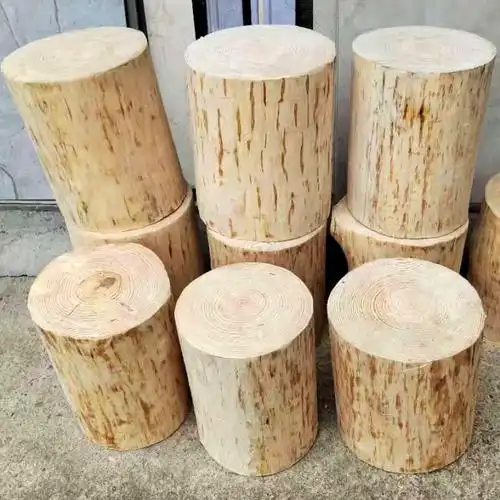 墩子天然原生态树桩木桩松木凳子原木花架茶几其他