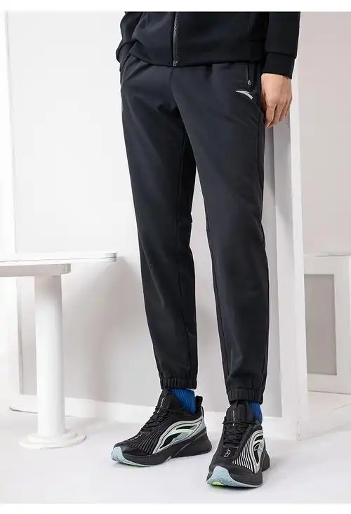 安踏男裤运动裤男士2021秋冬新款轻运动长裤健身跑步束脚长裤子ac1601