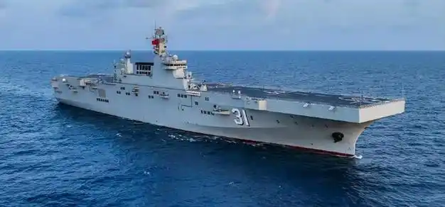 中国最大的两栖攻击舰已经抵达,菲律宾麻烦大了