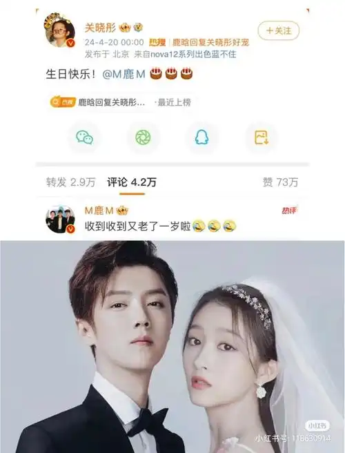 鹿晗和关晓彤会结婚吗