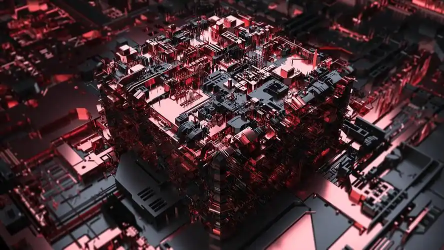 c4d 科技感作品练习|三维|场景|方片梅桃 - 原创作品 - 站酷 (zcool)