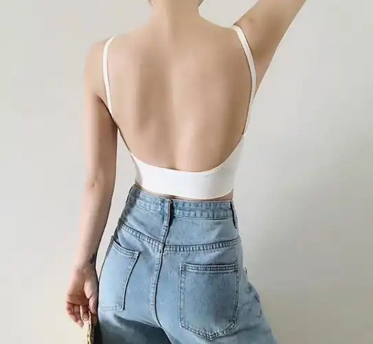 夏季薄款网红抖音u形露背少女文胸运动美背内衣无钢圈文胸背心女