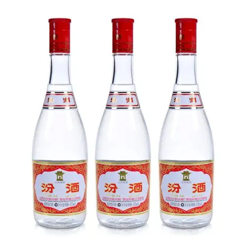 汾酒酒 42°山西杏花村红盖汾酒475ml(3瓶装)_汾酒白酒【价格 图片