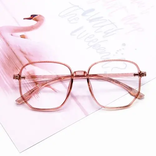 2018新款时尚丹阳透明眼镜框全框果冻色眼镜架升级版tr90个性镜框