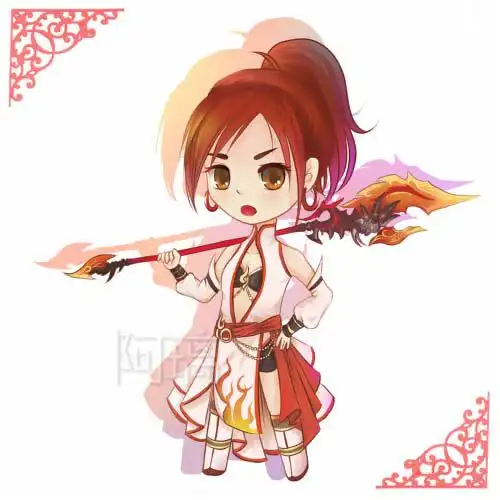 新天龙八部手绘q版门派时装:明教