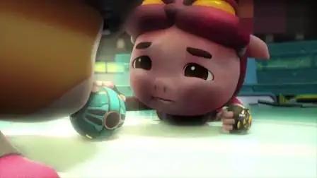 猪猪侠的元灵终于进化了,和太阳之子的元灵哈默迪一模一样