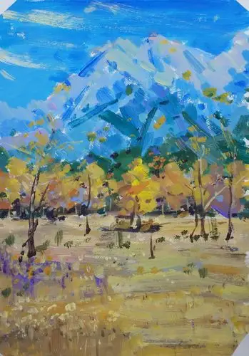 色彩|纯艺术|水粉|桃之夭夭zs - 原创作品 - 站酷 (zcool)