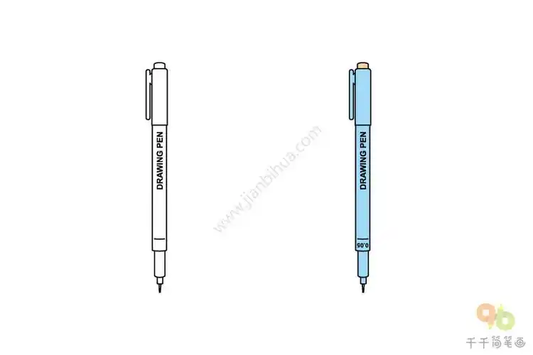 学习用品笔简笔画图片大全