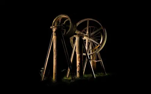 机制,齿轮,夜晚 iphone 壁纸