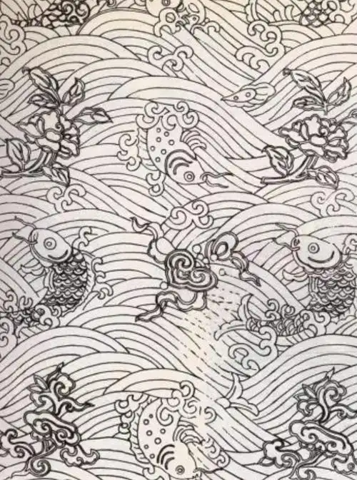 传统经典纹样——江崖海水纹的构成及寓意江崖海水是中国的一种传统