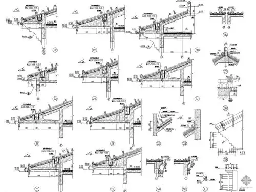 坡屋顶细部构造节点详图-建筑节点详图-筑龙建筑设计论坛