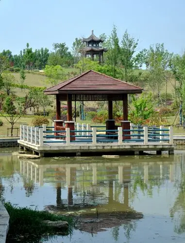 一个十分清静却偶尔一响的地方~硕放地景休闲公园