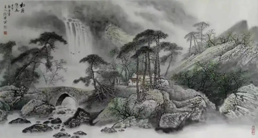 刘继国先生山水画