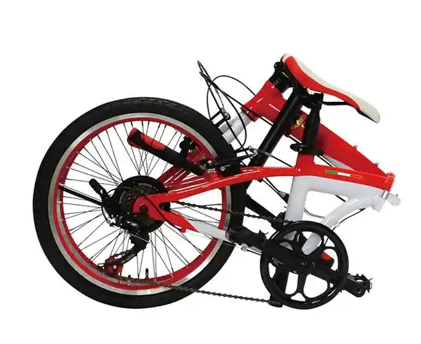 ferrari法拉利20吋406轮组7速铝合金摺叠车 f-09(黑/黄)