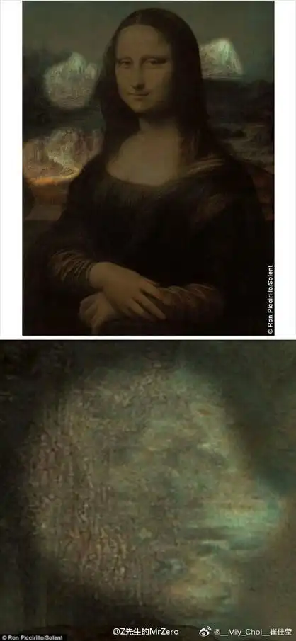 美国业余画家罗恩61皮西里欧发现名画《蒙娜丽莎》隐藏着一些列动物