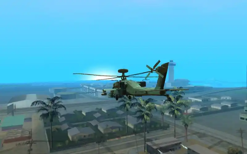 [圣安地列斯]ah-64d长弓阿帕奇武装直升机mod下载;最终极表现登场