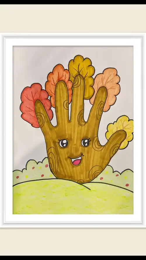 有手就能画的大树