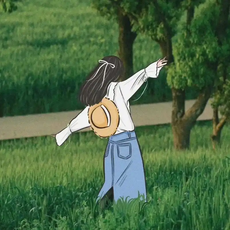 治愈系 #动漫 #背影 #优质头像 女生背影头像# - 抖音