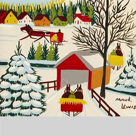 发几张莫娣刘易斯的明媚画