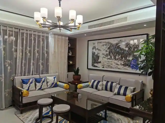 扬州76㎡小户型的新中式装修案例