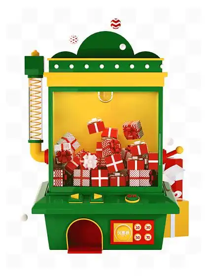 c4d立体卡通可爱抓娃娃机