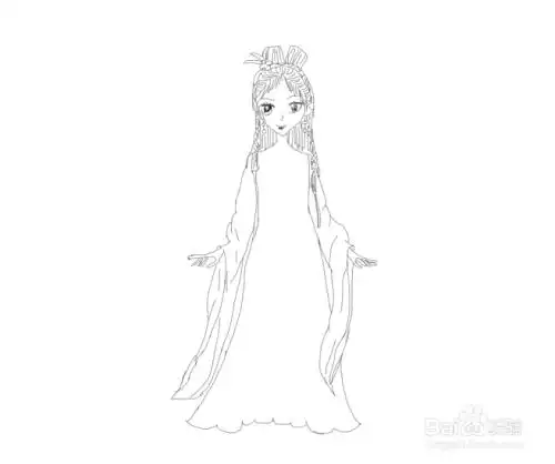 白蛇传小青简笔画