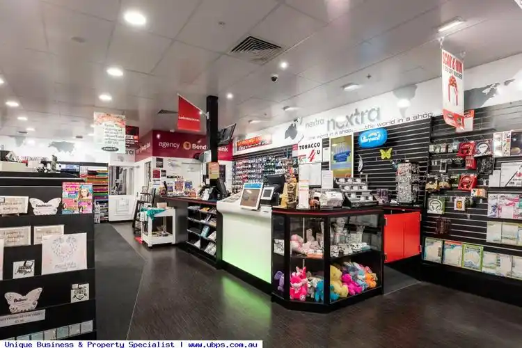 only newsagent with lotto in the shopping centre.