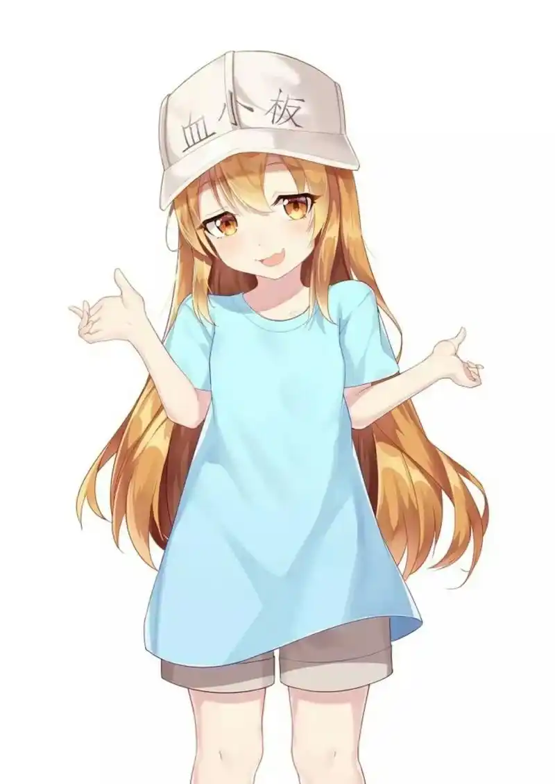 萌哒哒的血小板壁纸