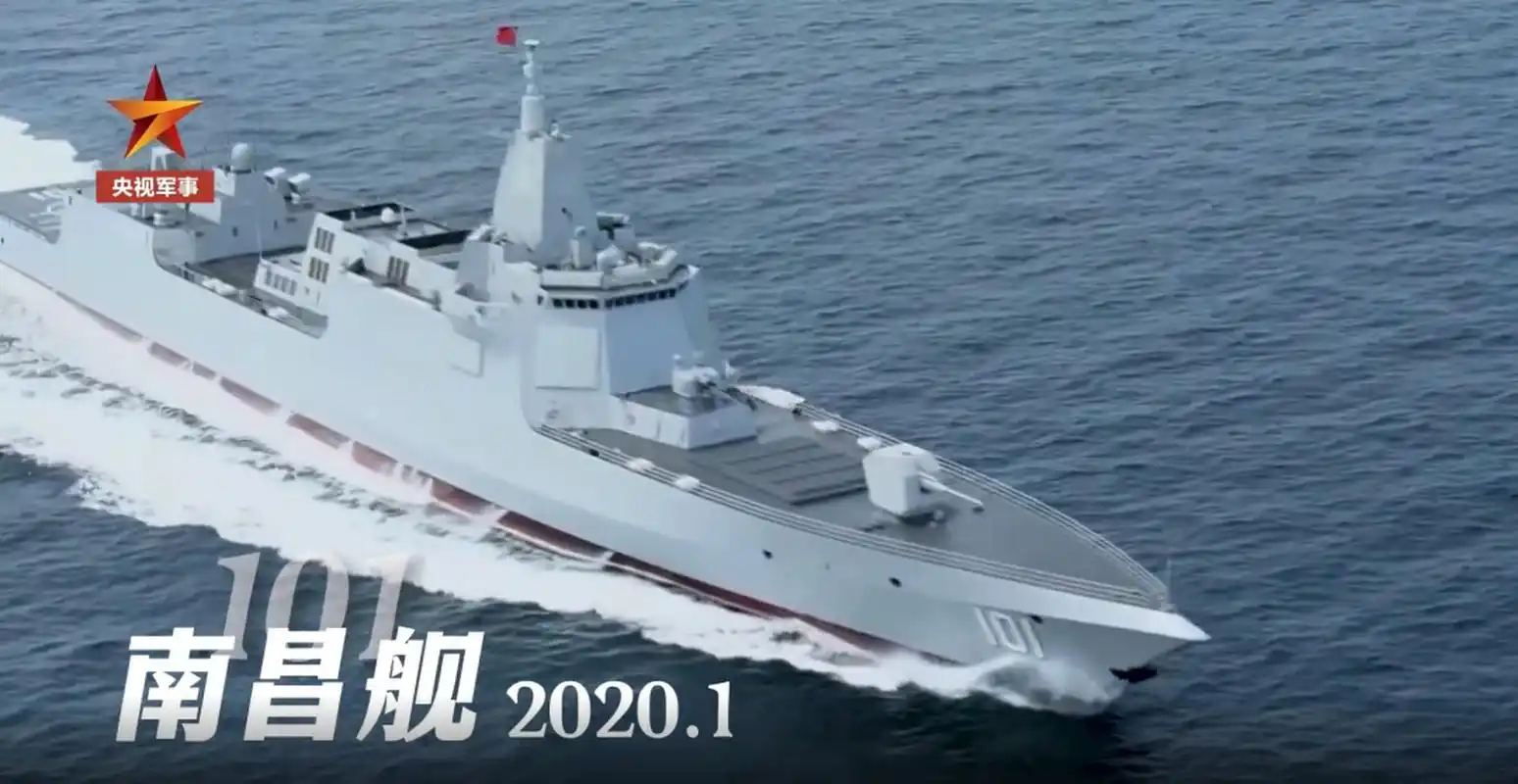 人民海军新"八大金刚"已有8艘055型驱逐舰官宣服役,她们分别是101南昌