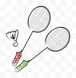 卡通羽毛球拍图片免费下载-卡通羽毛球拍素材-卡通羽毛球拍png素材