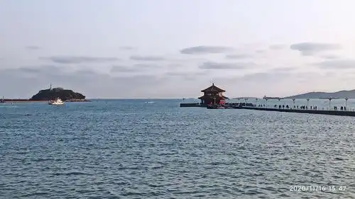 今日去青岛海滨~栈桥公园~小时候经常玩的地儿