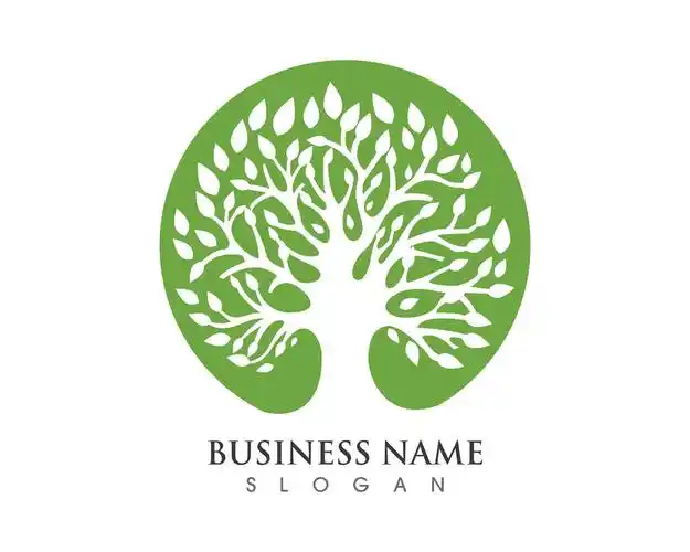 创意圆形树形标志矢量素材下载(图片id:534469)_-行业标志-矢量素材_