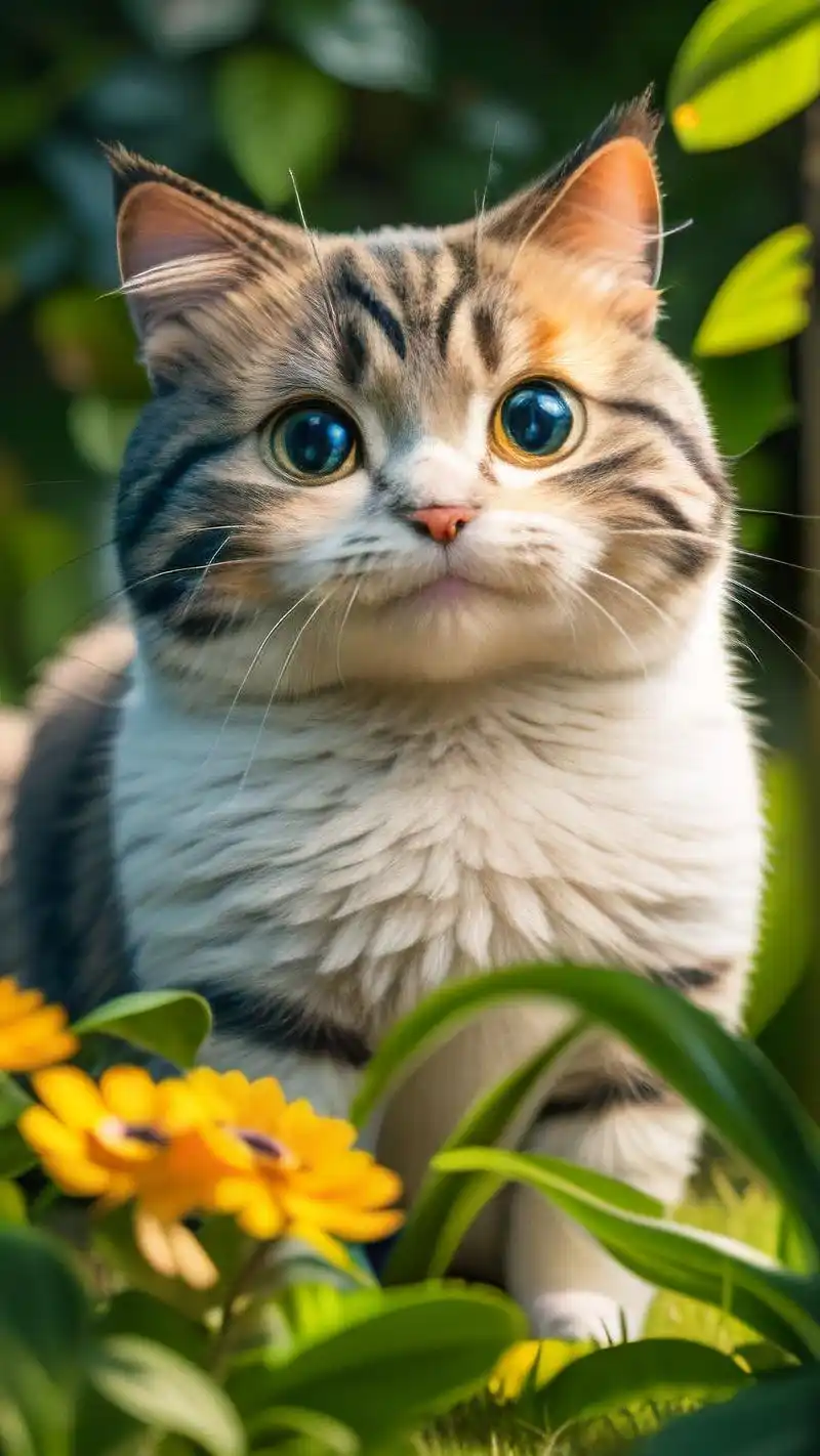 可爱全屏猫咪壁纸93大放送!