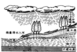 下列叙述较为符合河流特征变化的是(  )  ①河水流量季节变化增大 ②
