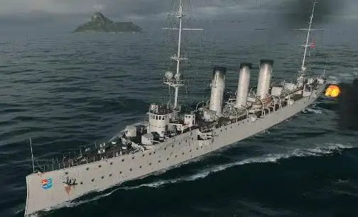 作为一艘巡洋舰,他有装甲,有机动,有防空,有鱼雷, 有着不错的ap和he.