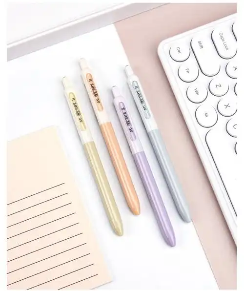 点石 静音巨好写按动静音双珠针管头速干中性笔ds-0161大容量黑笔芯