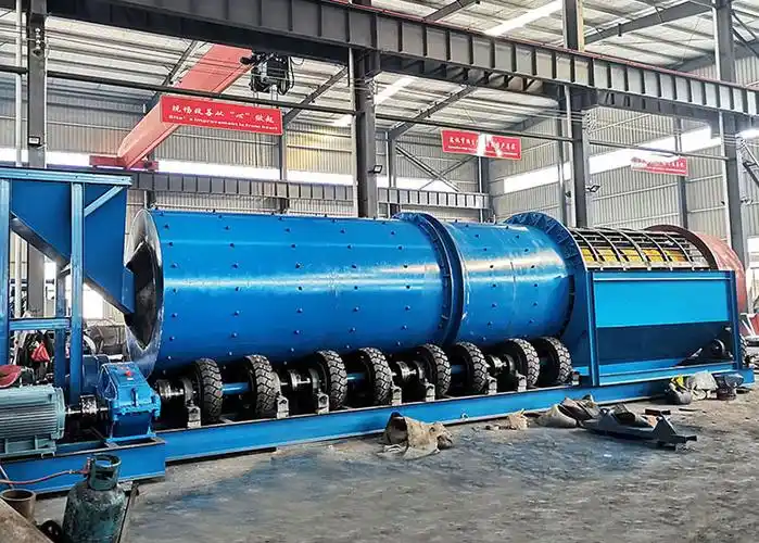 洗矿机_圆筒洗矿机_圆筒洗矿机价格-赣州华冠机械设备厂
