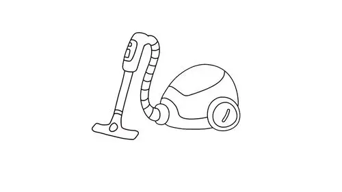 吸尘器怎么画