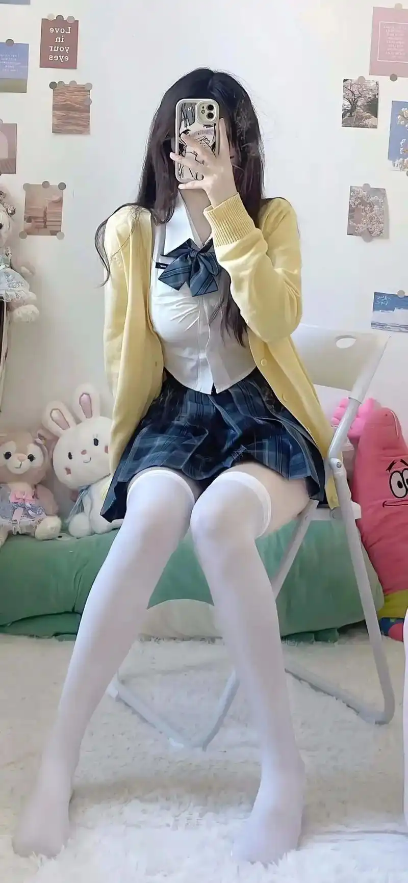 每日一更#白丝#美女壁纸#腿控 - 抖音