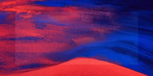 红蓝色简约磨砂半透明色块红蓝展板背景红蓝背景