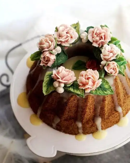 简约而不简单的韩式裱花蛋糕